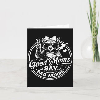 Carte Les bonnes mamans disent des gros mots Funny Racco