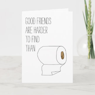 Carte les bons amis sont plus difficiles à trouver des d