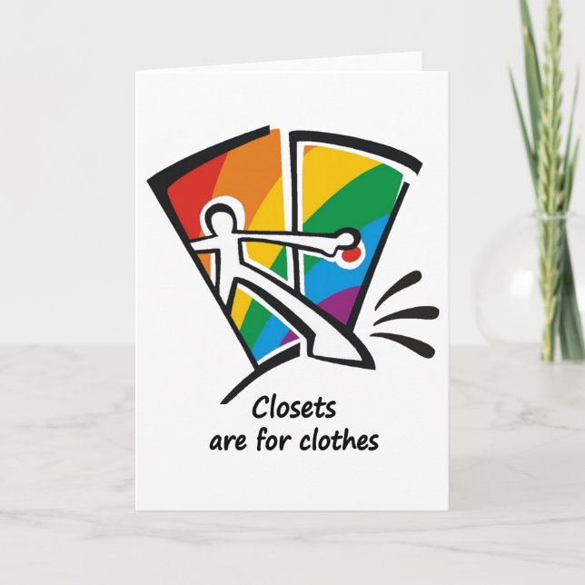 Carte Les cabinets sont pour des vêtements (Devant)