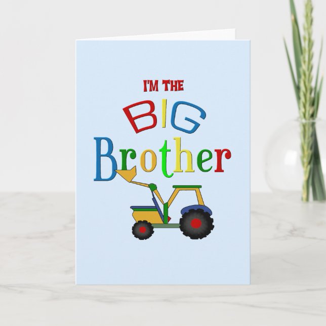 Carte Les cadeaux Big Brother de la construction (Devant)