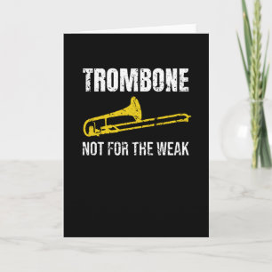 Carte Les cadeaux du joueur de Trombone Tromboniste de