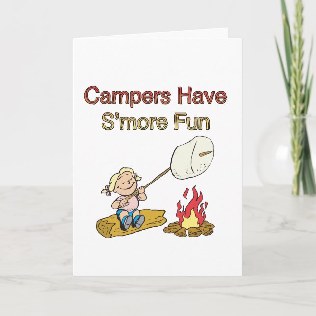 Carte Les campeurs ont S'more fun (Devant)