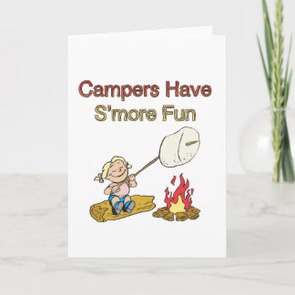 Carte Les campeurs ont S'more fun