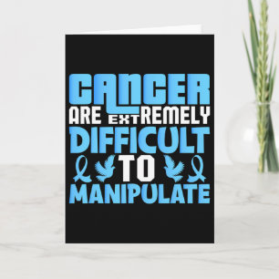 Carte Les cancers sont extrêmement difficiles à manipule