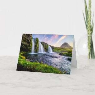 Carte Les cascades   Kirkjufellsfoss, Islande