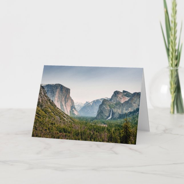 Carte Les cascades | Parc national de la vallée de Yosem (Devant)