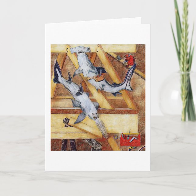 Carte Les charpentiers (Devant)