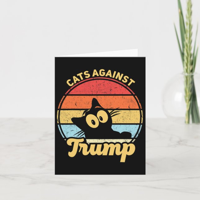 Carte Les chats contre Trump et les élections anti-Trump (Devant)