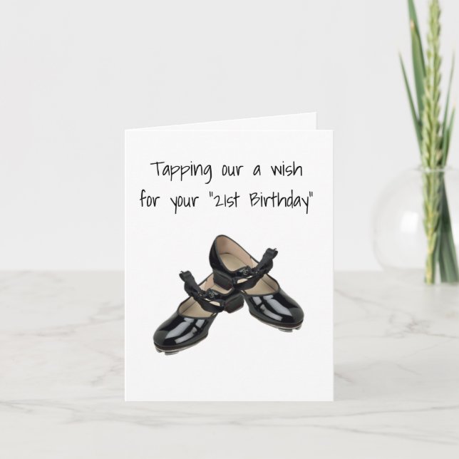CARTE LES CHAUSSURES TAP REMPORTENT *21E* ANNIVERSAIRE (Devant)