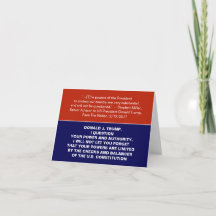 Les chèques et les soldes anti-Trump du dictateur 