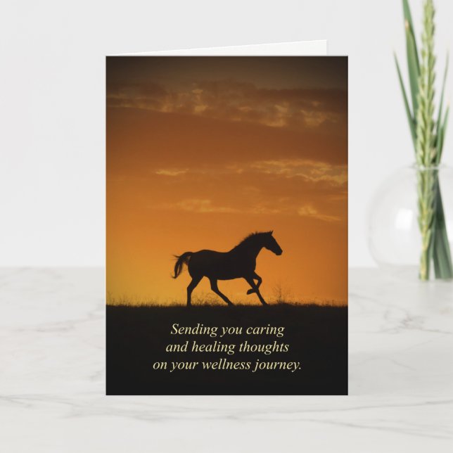 Carte Les chevaux s'encouragent pour les cancéreux (Devant)