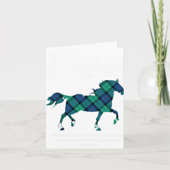 Carte Les Chevaux Sont Magnifiques - Cheval Lover Équita (Devant)