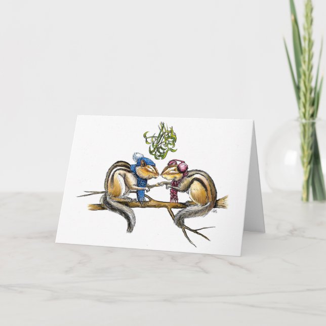 Carte Les Chipmunks sous le mélèze (Devant)