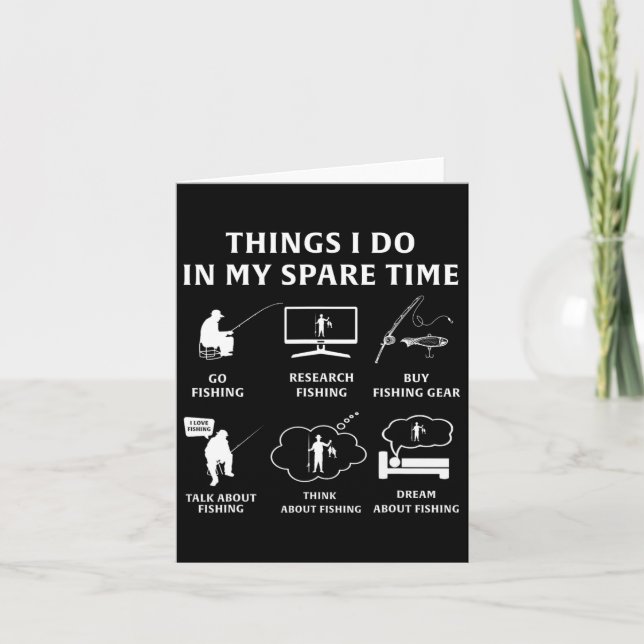 Carte Les Choses Que Je Fais Dans Mon Temps De Secours P (Devant)