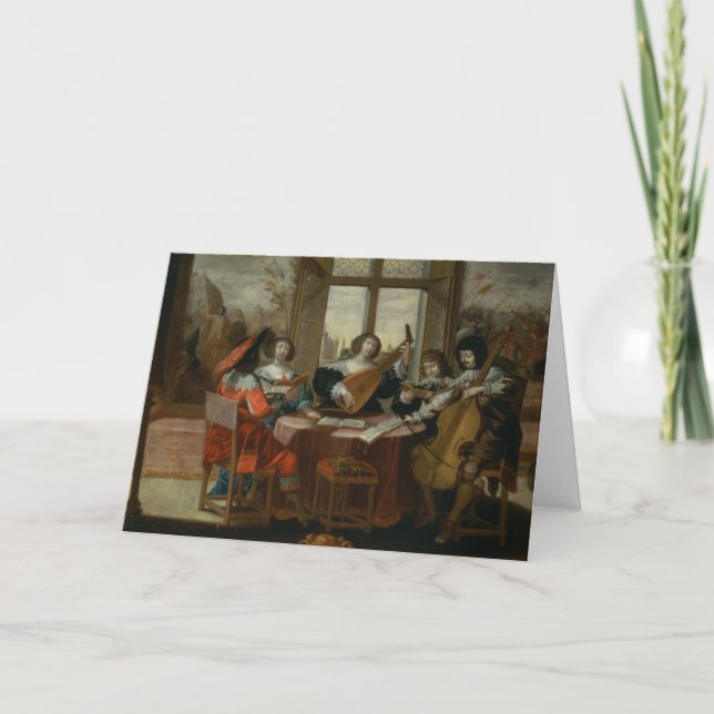 Carte Les cinq sens - audition (Devant)