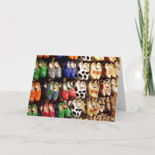 Carte Les Clogs Hollandais,