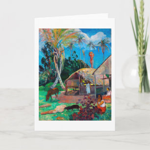 Carte Les Cochons Noirs, Gauguin