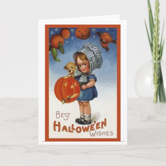 Carte Les Conception-Meilleurs souhaits de Halloween de (Devant)