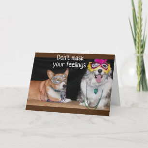 CARTE LES CORGIES COMÉDIQUES DISENT QUE "21" N'EST PAS S