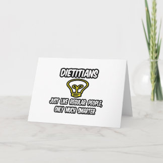 Carte Les diététistes...Les gens ordinaires, seulement p