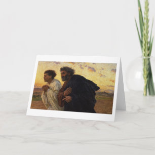 Carte Les disciples Pierre et Jean Running