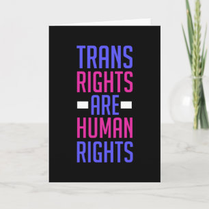 Carte Les droits transgenres sont des droits humains - t
