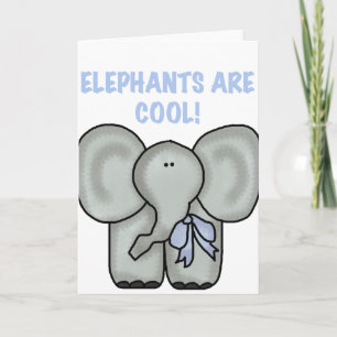 Carte Les éléphants sont Cool