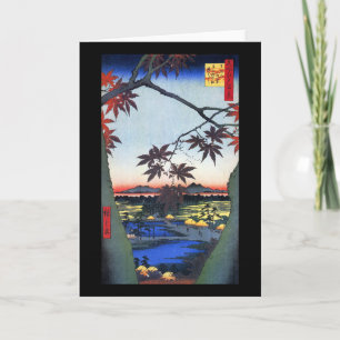 Carte Les érables - Ando Hiroshige