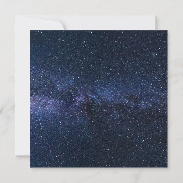 Carte Les étoiles dans la voie lactée (Devant)