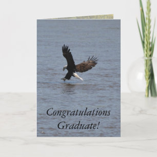 Carte Les félicitations reçoivent un diplôme le ~ Eagle