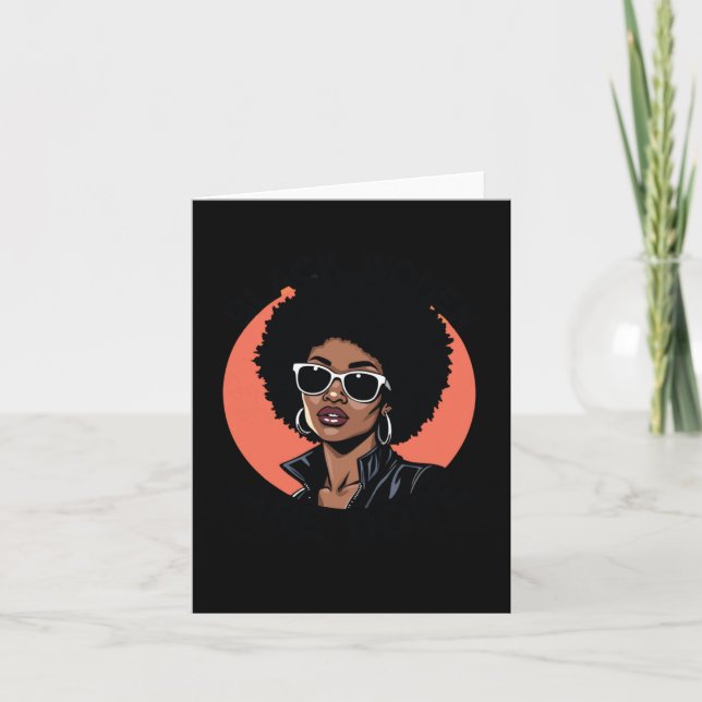 Carte Les femmes noires afrocentriques sont afro-noires  (Devant)