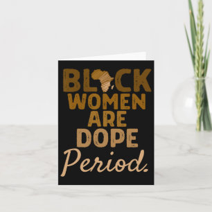 Carte Les femmes noires sont l'histoire de la drogue Moi