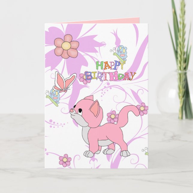 Carte Les filles des enfants heureux Anniversaire  (Devant)