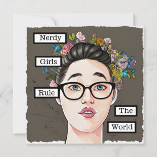 Carte Les filles nerds dominent le monde