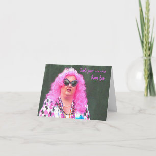 Carte Les Filles Veux Juste S'Amuser