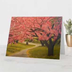 Carte Les fleurs de cerisiers au printemps, par Gary Pol