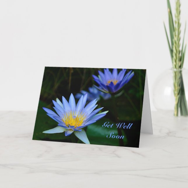 Carte Les fleurs de Lotus vont bien bientôt (Devant)