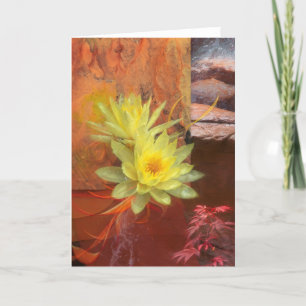 CARTE LES FLEURS LOTUS SONT LES CHANSONS D'EAU