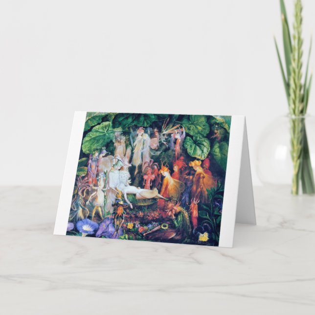 Carte Les funérailles de la fée, John Anster Fitzgerald (Devant)