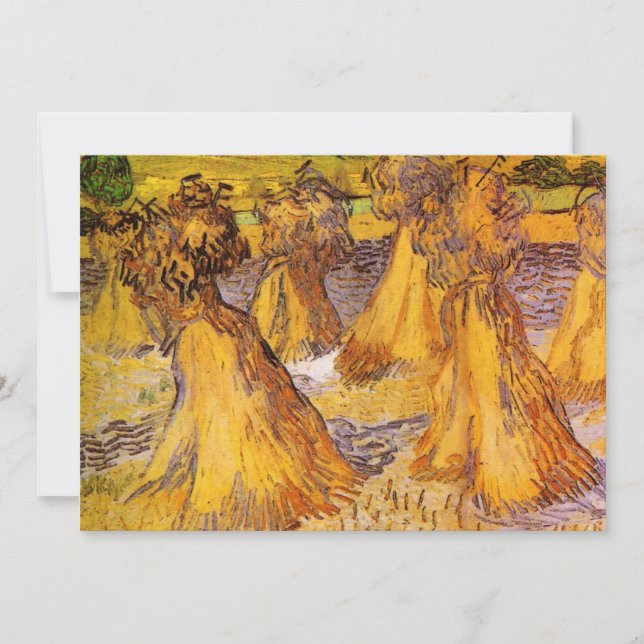 Carte Les grains du blé par Vincent van Gogh (Devant)