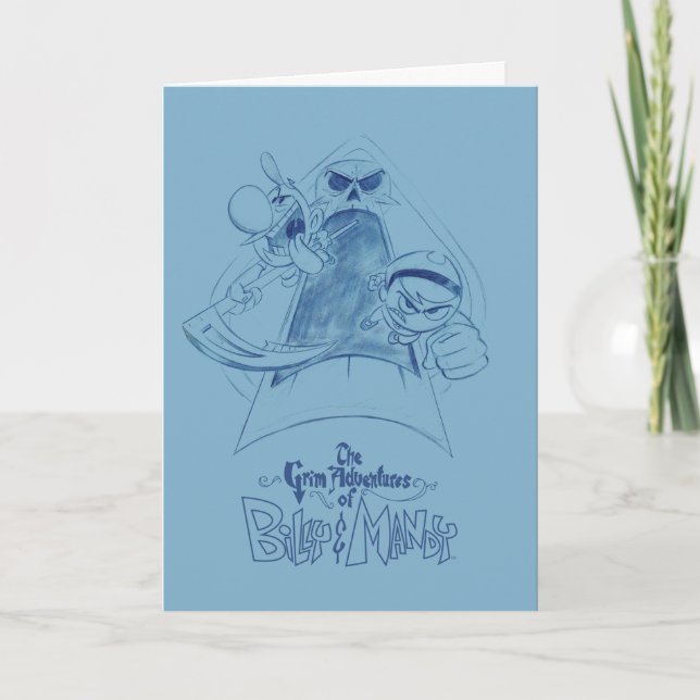 Carte Les Grandes Aventures de Billy & Mandy Sketch Art (Devant)
