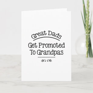 Carte Les Grands Pères Sont Promus À La Fête des pères D