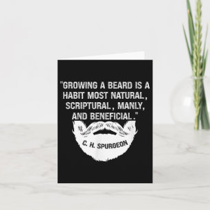 Carte Les Hommes Qui Cultivent Une Barbe Sont Naturelles