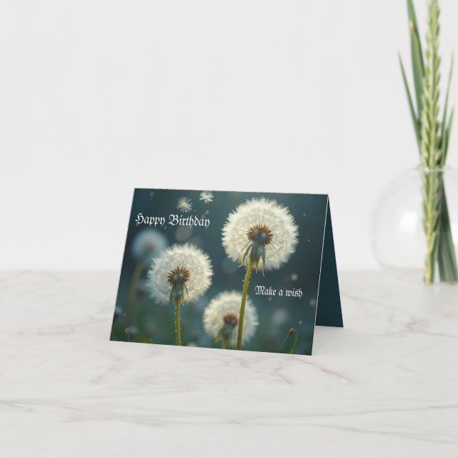 Carte Les horloges de Dandelion font un voeu (Devant)