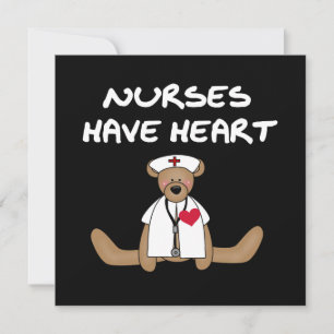 Carte Les infirmières d'ours ont des T-shirts et des cad