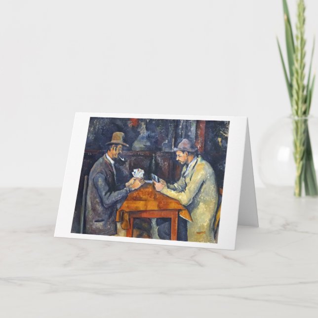 Carte Les Joueurs de cartes, Cézanne (Devant)