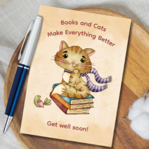 Carte Les livres et les chats se rétablissent