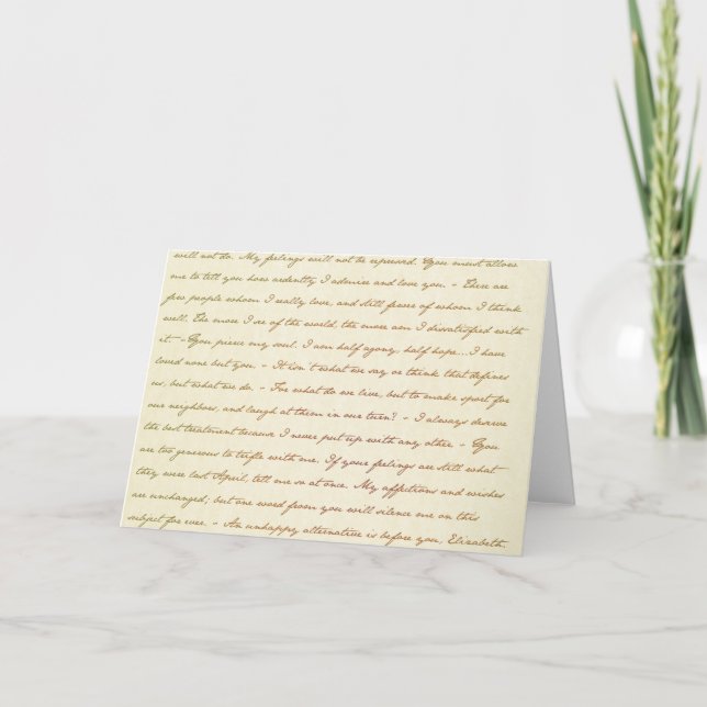 Carte Les meilleures citations de Jane Austen (Devant)