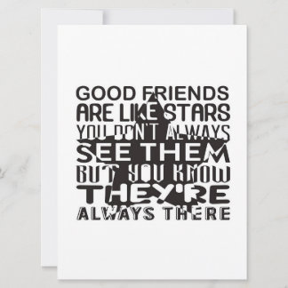 Carte Les meilleurs amis comme une étoile