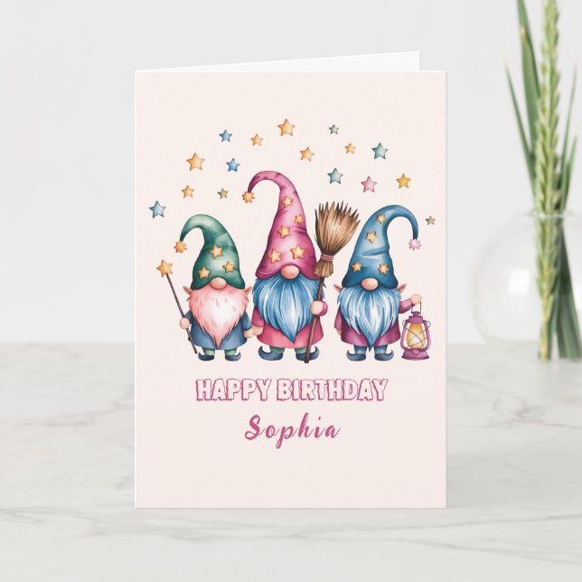 Carte Les meilleurs amis pour toujours gnomes (Devant)